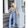 image:imageMANGOPOP Double Lined Long Sleeve Bodysuits for Women Scoop Neck Thong Short Bodysuit Tops SeamlessD6long Sleeve Misty Jade