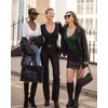 image:imageMANGOPOP Long Sleeve V Neck Bodysuits for Women Double Lined Sexy Going Out Tops Body Suit ShirtsDeep Green