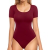 C4-short Sleeve Burgundy