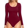 D3-long Sleeve Burgundy