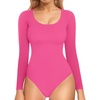 D4-long Sleeve Hot Pink