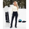 image:imageMANGOPOP Womens Long Sleeve Thermal Fleece Bodysuit Crew Neck Slim Fit Body Suit Warm Base Layer Tops Fall Outfits 2025A02 White
