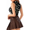 image:imageMANGOPOP Womens Mock Turtle Neck Sleeveless Tank Tops Bodysuit Leotard Clothing14 Little Daisy