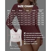 image:imageMANGOPOP Womens V Neck Long Sleeve Bodysuit Sweater Slim Fitted Body Suit Thermal Fleece Ribbed Knit Fall Tops 2025Burgundy