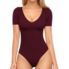 04-short Sleeve Burgundy