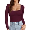 C01 Long Sleeve Burgundy