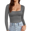 C12 Long Sleeve Dark Heather Grey