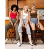 image:imageMANGOPOP Tank Top Bodysuit for Women Square Neck Sleeveless Backless Body Suits Going Out TopsRed