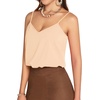 image:imageMANGOPOP Womens Bodysuit V Neck Spaghetti Strap Tank Tops Cami Backless Sleeveless Loose Fit Blouse Body Suits Sexy CasualChampagne