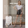 image:imageMANGOPOP V Neck Bodysuits for Women Short Sleeve Body Suits Basic Top Casual ShirtRed