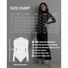 image:imageMANGOPOP Womens Mock Turtle Neck Bodysuit Mesh Long Sleeve Body Suit Sexy Sheer Going Out Tops01 Black