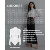 image:imageMANGOPOP Womens Mock Turtle Neck Bodysuit Mesh Long Sleeve Body Suit Sexy Sheer Going Out Tops02 White