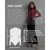 image:imageMANGOPOP Womens Mock Turtle Neck Bodysuit Mesh Long Sleeve Body Suit Sexy Sheer Going Out Tops04 Burgundy