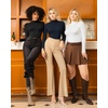 image:imageMANGOPOP Womens Mock Turtle Neck Slim Fit Long Sleeve Shirts Fall Fashion Tight Tops Basic Tee Winter Undershirt13 Navy Blue