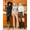 image:imageMANGOPOP Womens Mock Turtle Neck Slim Fit Long Sleeve Shirts Fall Fashion Tight Tops Basic Tee Winter Undershirt17 Light Heather Grey