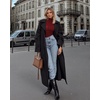 image:imageMANGOPOP Womens Mock Turtle Neck Slim Fit Long Sleeve Shirts Fall Fashion Tight Tops Basic Tee Winter Undershirt20 Burgundy With Patterned