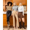 image:imageMANGOPOP Womens Mock Turtle Neck Slim Fit Long Sleeve Shirts Fall Fashion Tight Tops Basic Tee Winter Undershirt28 Light Grey