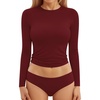 Long Sleeve Burgundy