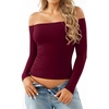 B1-long Sleeve Burgundy
