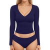 B04 Long Sleeve Deep Blue