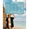 image:imageMANGOPOP Women Swimsuit Coverup Button Down Shirt Side Split Bathing Suit Cover Up Beach Cover Ups Vacation OutfitsBlack