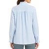 image:imageMANGOPOP Button Down Shirts for Women Long Sleeve Ruffle Blouses Business Casual Tops 2026 Trendy OutfitBlue