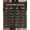 image:imageMANGOPOP Womens High Waist Bodycon Mini Short Faux Leather Skirt with SlitBlack Fleece Lined