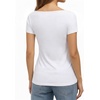 image:imageMANGOPOP Short Sleeve Boat Neck Tops for Women Fitted Tight Shirts Summer Y2k Basic Tops 2026 Spring OutfitsCreamy White