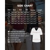 image:imageMANGOPOP Womens Half Sleeve Cowl Neck Top Mid Elbow 34 Sleeve T Shirts Going Out Casual Dressy Blouses 2026Black