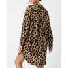 image:imageMANGOPOP Womens Swimsuit Coverup Button Down Shirt Casual Floral Bathing Suit Cover Up Beach Cover Ups Dress 2026Leopard