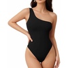 One Shoulder Black