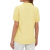 image:imageMANGOPOP Striped Button Down Shirt for Women Puff Short Sleeve Blouse Business Casual Tops Trendy 2026 SummerYellow