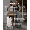 image:imageMANGOPOP Womens Tank Top Bodysuit Crew Neck Sleeveless Racerback Halter Ribbed Body Suits Sexy Summer Going Out Tops03sleeveless Contrast White