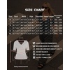 image:imageMANGOPOP Half Sleeve Tops for Women Sexy Deep V Neck Elbow Length Fitted Casual Going Out T Shirt Tops 2026 TrendyBlack