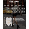 image:imageMANGOPOP Womens Long Sleeve Thermal Fleece Bodysuit Mock Turtle Neck Body Suit Slim Fit Warm Base Layer Tops Fall Outfits 2025 White Medium