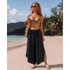 image:imageMANGOPOP Women Wide Leg Palazzo Pants 2026 Boho Summer Beach Casual Trousers Slacks for Travel VacationBlack