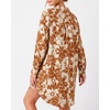 image:imageMANGOPOP Womens Swimsuit Coverup Button Down Shirt Casual Floral Bathing Suit Cover Up Beach Cover Ups Dress 2026Brown Flower