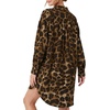 image:imageMANGOPOP Womens Swimsuit Coverup Button Down Shirt Casual Floral Bathing Suit Cover Up Beach Cover Ups Dress 2026Brown Leopard