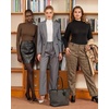 image:imageMANGOPOP Womens Mock Turtle Neck Long Sleeve Tops Bodysuit Jumpsuit02 Long Sleeve Coffee Fleece Lined