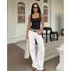 image:imageMANGOPOP Double Lined Tank Top for Women Sleeveless Square Neck ShirtsA01black