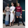 image:imageMANGOPOP Womens Mock Neck Cutout Front Bodysuit Long Sleeve Sleeveless Top03 White Fleece Lined