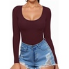 04 Long Sleeve Burgundy