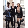 image:imageMANGOPOP Womens Long Sleeve Short Sleeve Sexy V Neck Bodysuits04long Sleeve Coffee