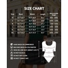 image:imageMANGOPOP Womens Scoop Neck Half Sleeve Bodysuit 34 Sleeve TopsDeep Green
