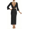 image:imageMANGOPOP Womens 2 Piece Swimsuit Coverup Crochet Bathing Suit Cover Up SetBlack