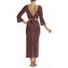 image:imageMANGOPOP Womens 2 Piece Swimsuit Coverup Crochet Bathing Suit Cover Up SetBrown