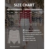 image:imageMANGOPOP Womens Long Sleeve Bodysuit Dressy Casual Business TopsRed