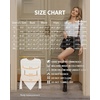 image:imageMANGOPOP Womens Square Neck Bodysuit Shirt Long Sleeve Short Sleeve TopsCoffee Fleece Lined