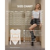 image:imageMANGOPOP Womens Square Neck Bodysuit Shirt Long Sleeve Short Sleeve TopsDeep Green Fleece Lined