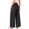 image:imageMANGOPOP Womens High Waist Wide Leg Pants with Pockets Casual Lounge